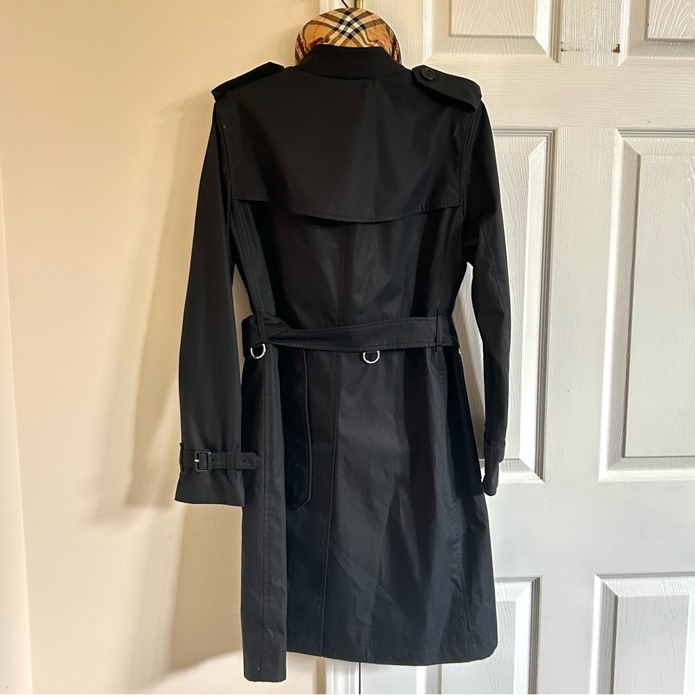 Black Burberry Trench Coat - Picture 2 of 9